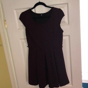 Black and Maroon dress!
